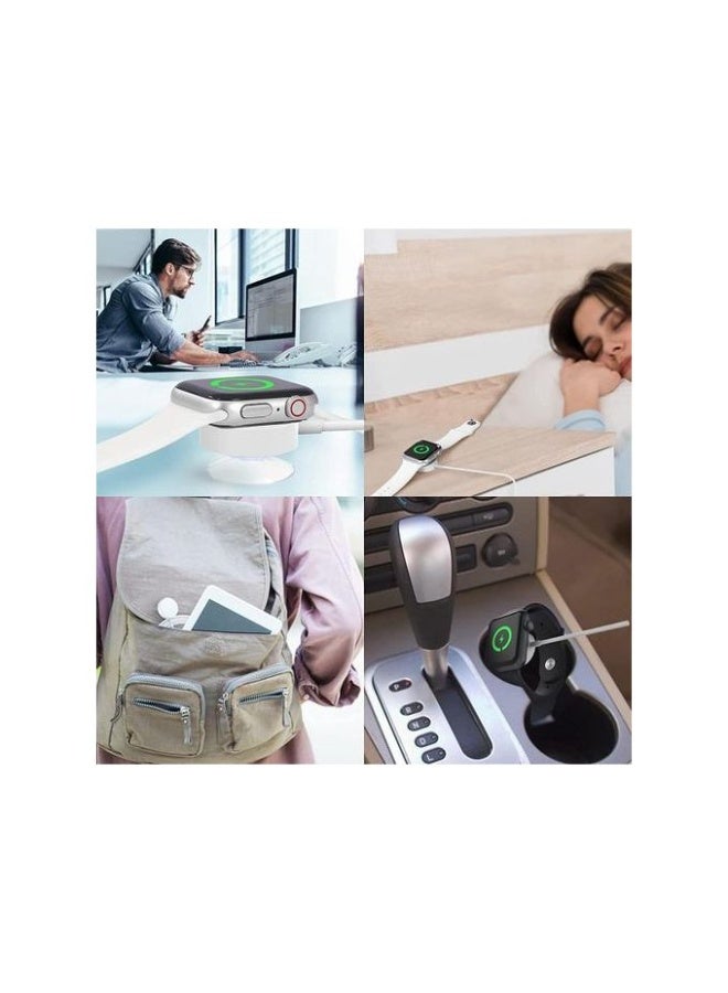 شاحن مغناطيسي سريع مطور لساعة أبل، مزود بكابل USB-C للشحن اللاسلكي المغناطيسي، متوافق مع ساعات أبل من السلسلة 8/7/6/SE/5/4/3/2/1/9/10/11/Ultra 1/2/3 - Image 4